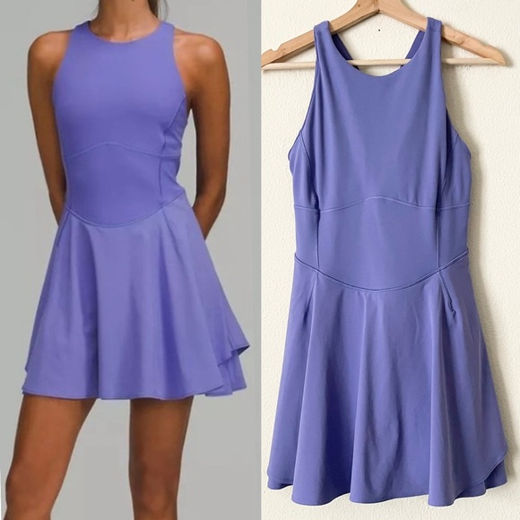 knee length dresses for ladies Lululemon Softstreme Half-Zip Mini Dress – Kicks Machine